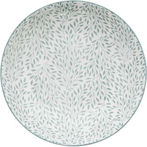 Lot de 6 Assiettes Creuses "Jasmin" 20cm Bleu (1/2)