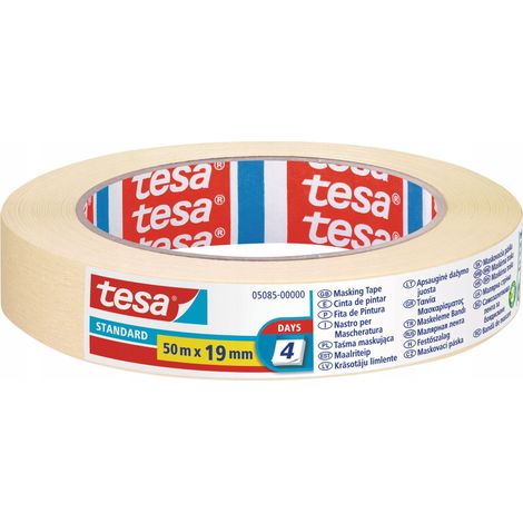 Ruban de masquage standard tesa 50 m x 19 mm (1/2)