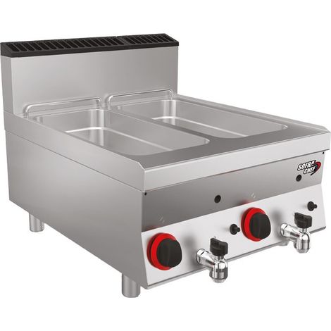 SOFRACHEF - Top friteuse gaz - 8 + 8 L - Sofraca