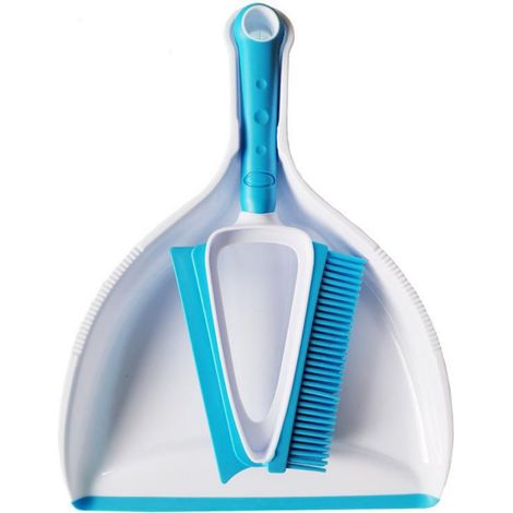 Ensemble de balayage 2 en 1 avec balai à main et pelle, kit multifonction pour nettoyage et poils d’animaux (1/5)