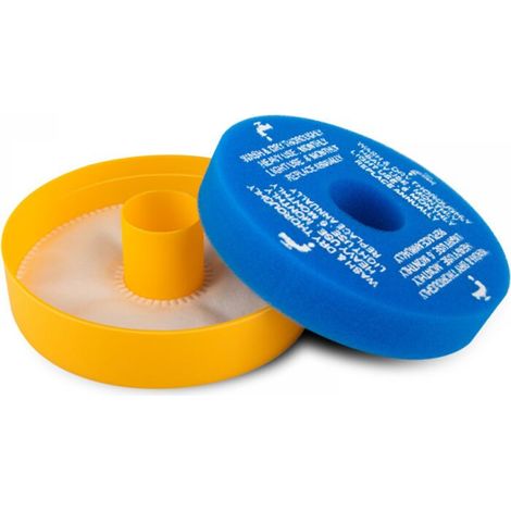 Ahlsen DC07 Staubsaugerzubehör Baumwoll-Frontfilter