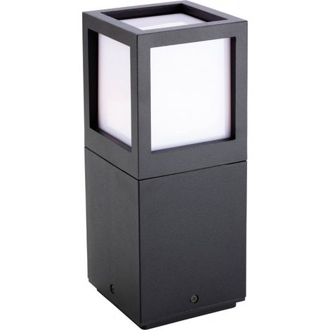 Firstlight Evo - Petite borne d'éclairage extérieure à LED 1 lumière graphite IP54 (1/2)