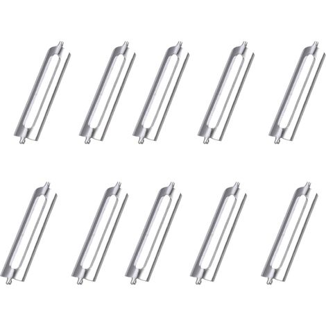 10 Stück Sparschäler,fürTupperware,Ersatzteile,Ersatzklingen,Schälmesser,Blade,Sharp,Spargelschäler,Krabbenschäler Messerklingen,Orangenschäler,Gemüseschäler,Kartoffelschäler,Würzling,Teigschaber (1/5)