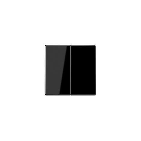 Tecla doble para interruptor o pulsador NEGRO JUNG LS 995 SW