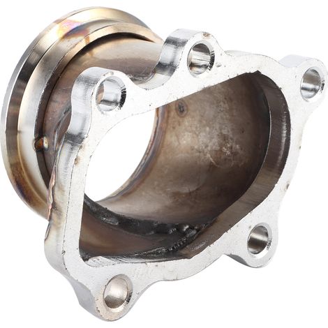 Bride de descente de turbo à 5 boulons de 2,5 pouces compatible avec les carters de turbine GT25, GT28, T25 et T28 (1/5)
