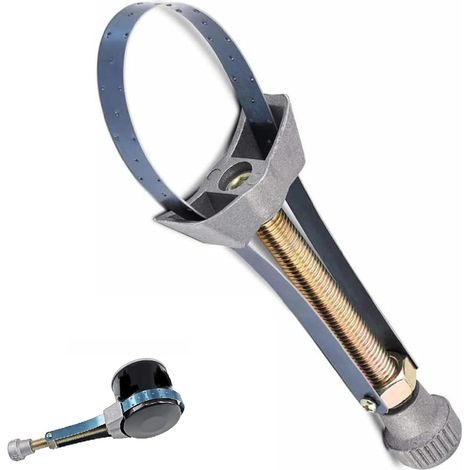 Clé sangle pour démonter filtre huile - Réglage 60-120 mm - Outil pour voiture, camion, moto - Dépose rapide (1/5)