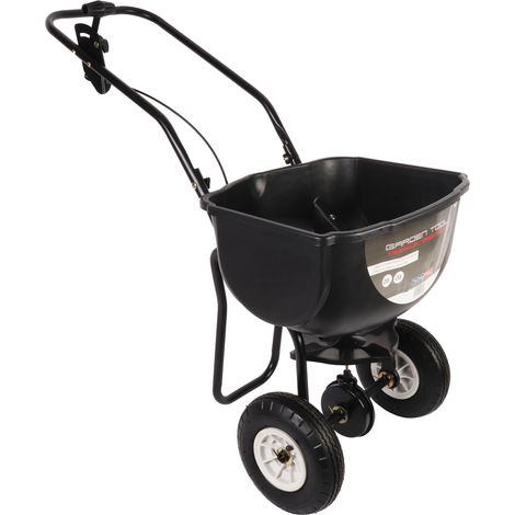 Chariot d'épandage 20l Ku.schwarz Bandages caoutchouc roues gonflables 10-15m TALEN TOOLS (1/3)
