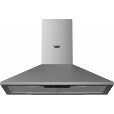 Beko – Hotte murale 60 cm HCP61310I – 3 vitesses – Acier inoxydable – Niveau sonore 49/68 dBA – Capacité 395 m³/h