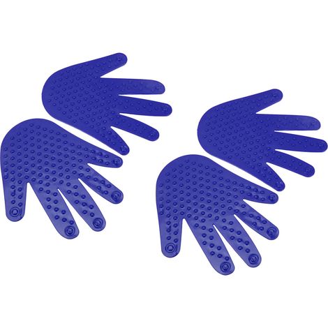 paires de marqueurs de forme de main antidérapants pour la paume, feuilles d'empreintes de mains bleues pour l'entraînement à la coordination des enfants (1/5)