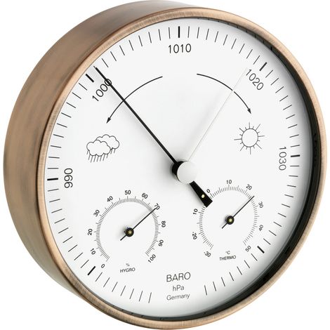 TFA Dostmann Analoge Wetterstation für innen und außen 20.2027.51 Analoge Wetterstation
