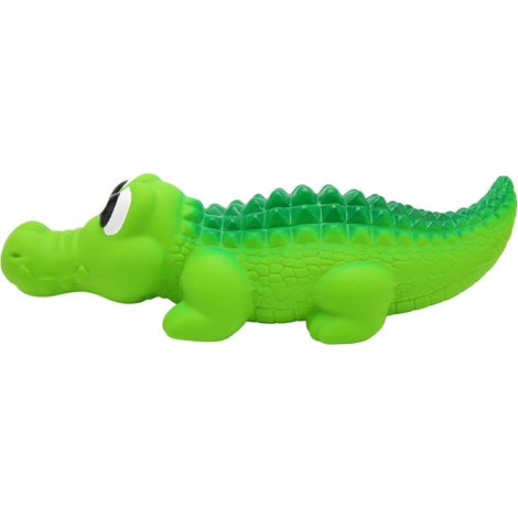 Jouets pour chiens en latex couineur, en forme d'animal mignon, interactifs et résistants aux morsures, pour l'intérieur et l'extérieur (taille M). (1/5)