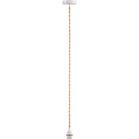 Cordon électrique corde pour suspension blanc Ostaria