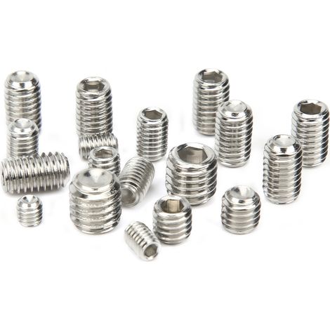 350-teiliges Set konkav geformter Befestigungsteile aus Edelstahl 304, M3-M8 (1/5)