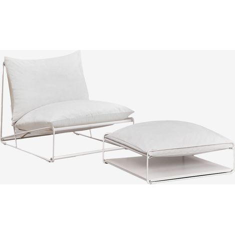Conjunto de jardín con sillón y puff convertible Amaro SKLUM (1/5)