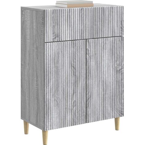 Sideboard/Anrichte/Buffet Graues Sonoma 66 x 34,5 x 90 cm Holzwerkstoff LXWW183092 (1/5)