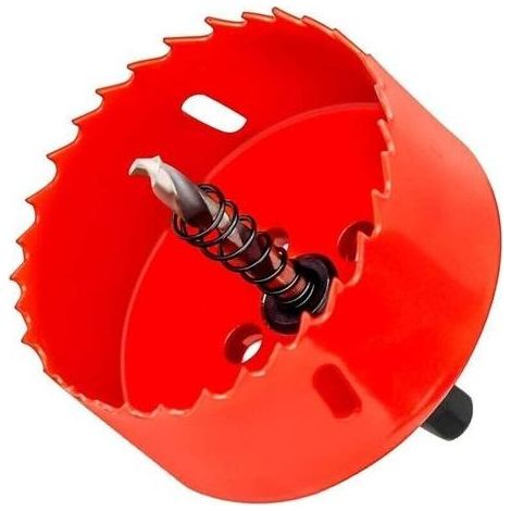 Scie Cloche 75mm Placo Universelle M42 HSS Bi-Métal HSS Fraise Cloche Bimétal pour Le Métal Mince, Les Panneaux de PVC, Gypse, Bois,C (1/4)