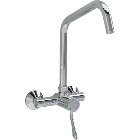 Miscelatore termostatico progressivo lavabo a parete con leva clinica IDRAL 900.38-240 Cromo (1/2)