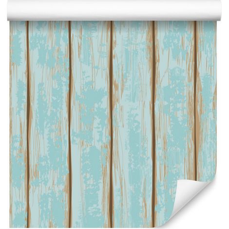 Papier peint imitation bois coloré, aspect vieilli, 50 x 1000 cm (1/5)