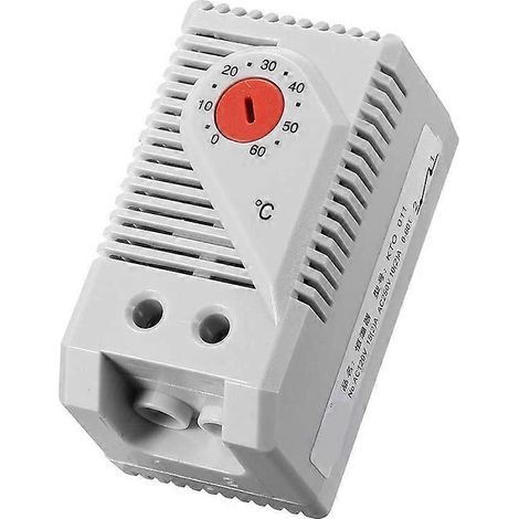Thermostat mécanique. KTO011. réglable de 0 à 60 °C. compact. normalement fermé (NF). (1/5)