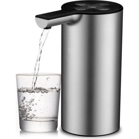 Distributeur D Eau Electrique - Pompe A Eau Automatique Pour Bidons De 5 A 20 Litres - Compatible Col 55 Mm - 300 500 1000 Ml Par Pression - 1200 Mah Rechargeable (1/4)