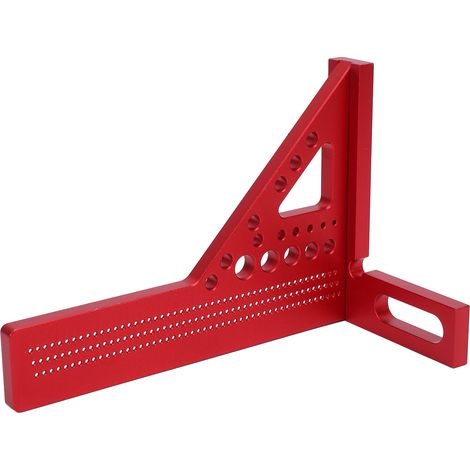 Set équerre triangle menuiserie aluminium – Multifonction compact charpentier square scriber, mesure (1/5)