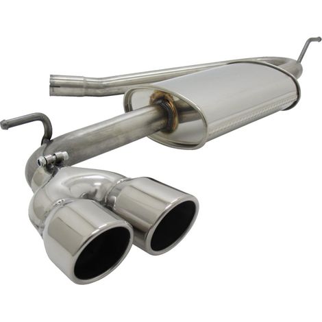 Silencieux d'echappement inox X-trem SEAT Leon 5F 12/20 - 2x76mm SR-32577295
