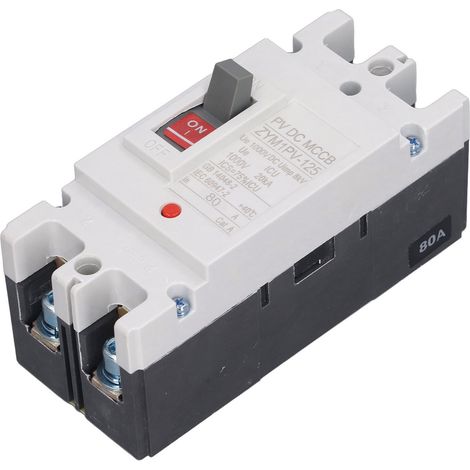 Hauptschalter für Solarzellen (MCCB), Batterieschutzschalter, 80-A-Gleichstromtrennschalter ZYM1PV-125, 1000-V-2-poliger Kompaktleistungsschalter (1/5)