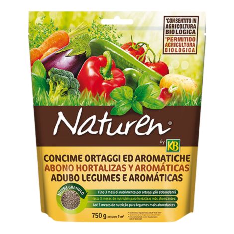 KB Naturen Abono Hortalizas y Aromáticas 750 g doypack