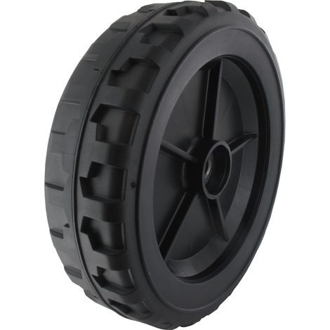 Roue Plastique Stiga Diamètre 210mm Avec Roulement. Origine 381007390/2. Remplace Origine 381007389/1. (1/2)
