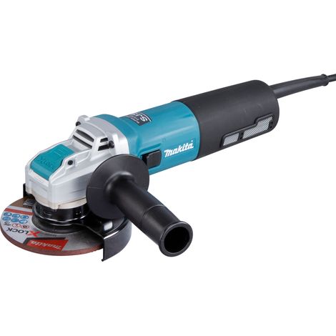 Makita – Meuleuse d'angle 125 mm 1.400 W – GA5080RX02 – Système X-LOCK – Protection contre redémarrage – Pour béton armé et métal