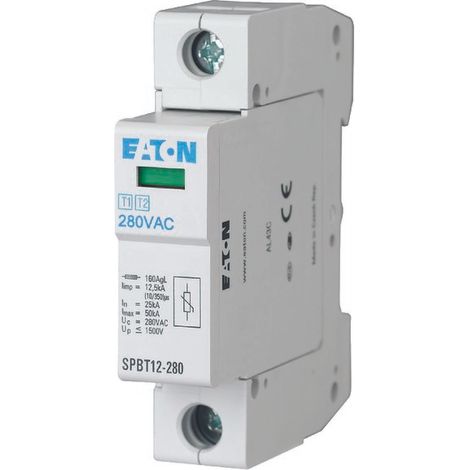 Eaton SPBT12-280/1 supresor de sobretensiones blanco protección eléctrica (1/4)