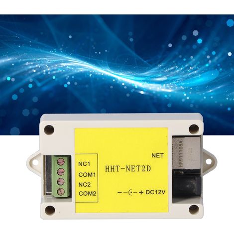 Module de relais réseau IP amélioré, 2 canaux pour contrôle à distance via Internet (1/5)