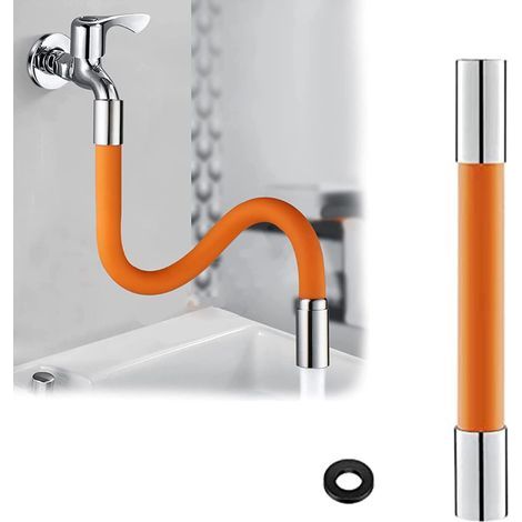 Extensión de grifo de 360°, extensión de grifo giratoria antisalpicaduras, grifo de cocina universal, extensión de grifo flexible de 360° para grifos de cocina, baño y lavadero. (1/5)