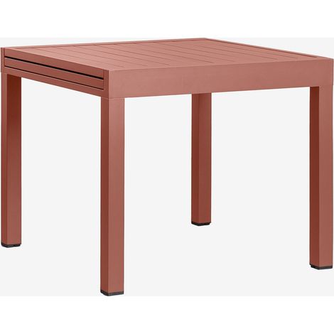 Tavolo da giardino 90-180x90 cm allungabile in alluminio Starmi SKLUM