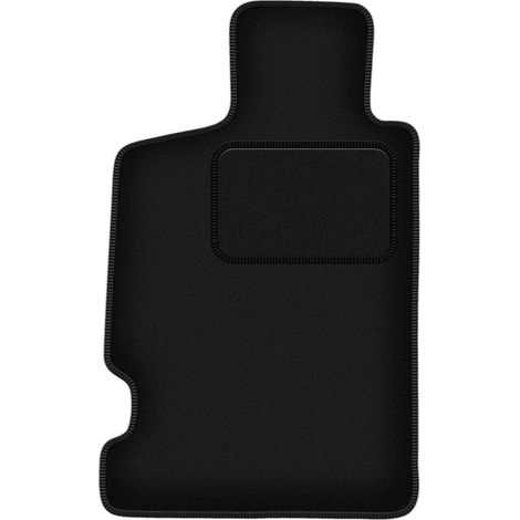 Fahrermatte aus Velours für: Citroën Saxo Schrägheck (1996–2003), schwarz