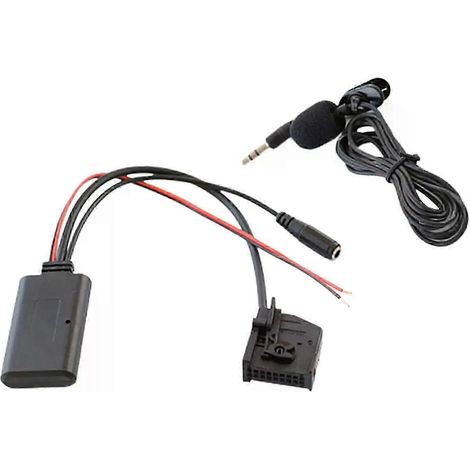 Adaptateur de câble audio AUX 35 mm pour microphone Bluetooth automobile, compatible avec Comand 20 W208 W211. Installation facile et durable. - JXLGV (1/5)