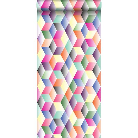 papier peint intissé XXL dessin graphique multicolore  - Origin Wallcoverings (1/5)