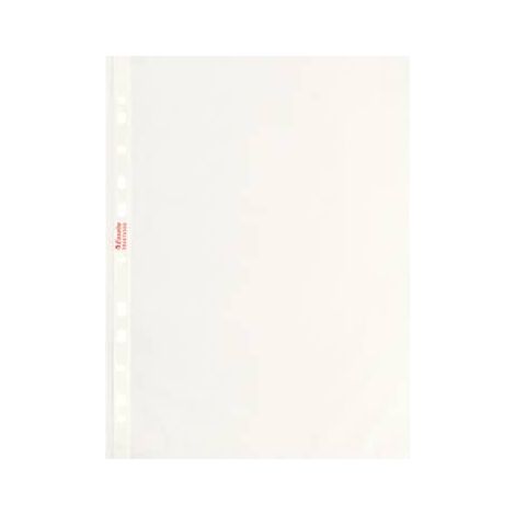 Esselte Pochettes Perforées Universelles Gaufrées Office A5 15x21 Cm Transparent Antireflet Pack 25
