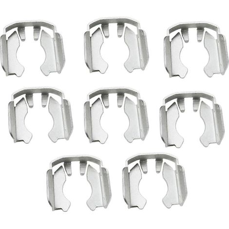 Kit de 8 clips de fixation métalliques pour injecteurs de carburant automobiles 12570620 PC61004 (1/5)
