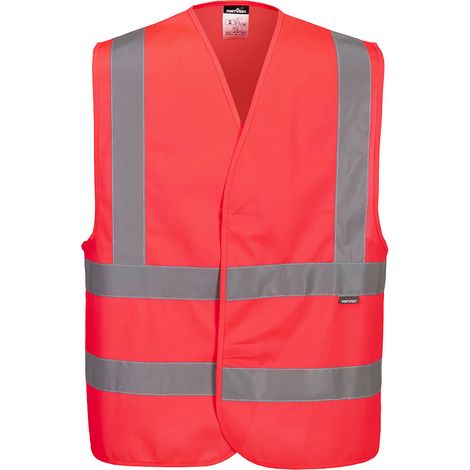 Gilet Haute-visibilité Baudrier Double Ceinture - Taille Xxs/xs - Rouge - Portwest