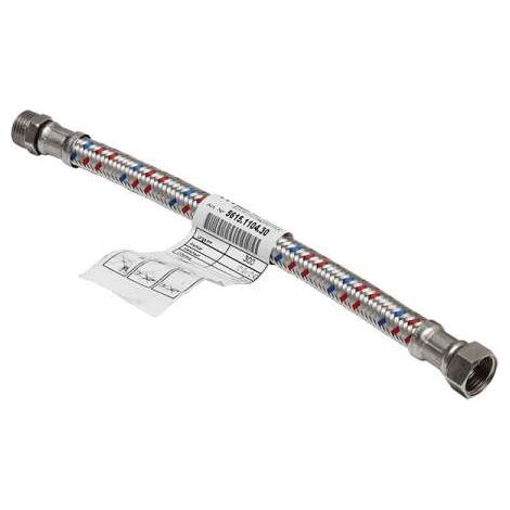 Meibes meiflex Panzerschlauch Verlängerung DVGW 1/2" IG/AG 300 mm 5615.1104.30