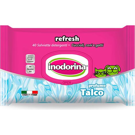 TOALLITA INODORINA TALCO 40UDS