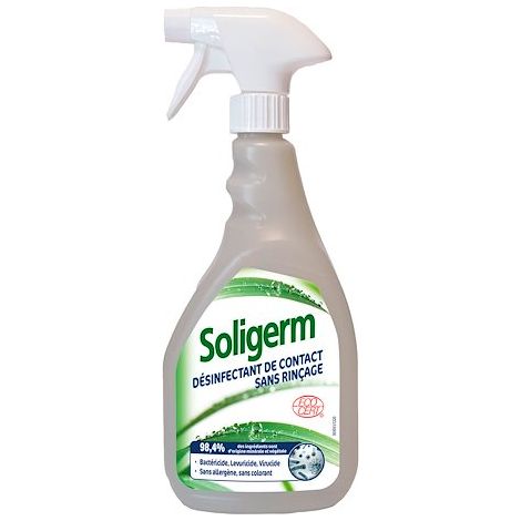 Désinfectant de contact cuisine Soligerm Ecocert - Spray 750 ml
