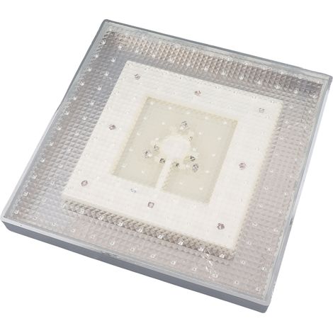 Tête de douche carrée LED multicolore change automatique pour salle de bain (1/4)