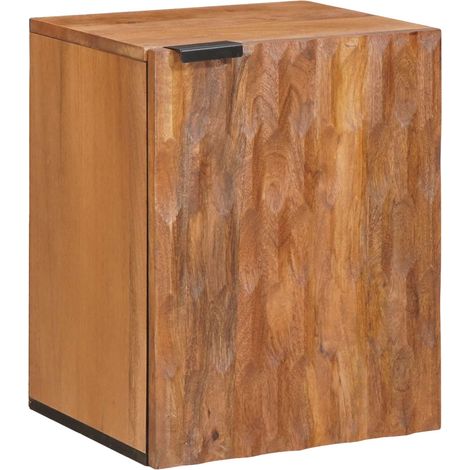 Mobile Appeso da Bagno con lo scaffale Marrone 38 x 33 x 48 cm vidaXL