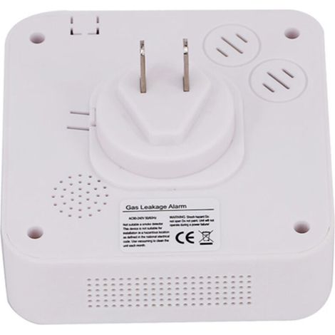 Détecteur de gaz naturel pour cuisine avec alerte vocale – détecteur de fuites de gaz combustible certifié CE et RoHS (1/3)