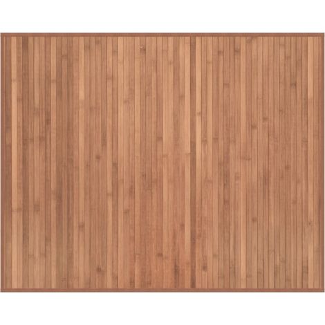 Tapis rectangulaire naturel 80x100 bambou (1/5)