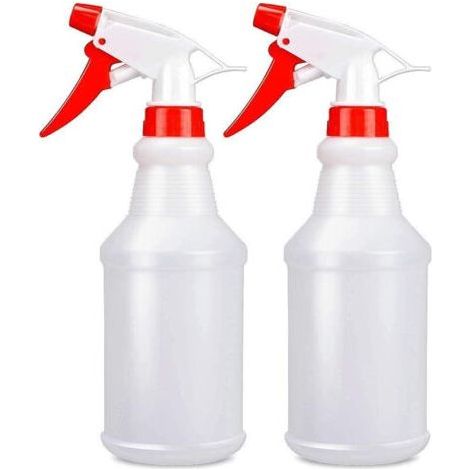 Sprühflaschen (500 ml/2er-Pack) – Verstellbare Sprühflaschen für Reinigungslösungen – Auslaufsicher und verstopfungsfrei – Für Pflanzen und Tiere (1/5)