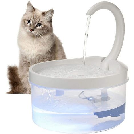 fontaine pour chat fontaine pour chat pour chat avec fenêtre de démarrage de l'eau fontaine à boire pour filtre pour chat (1/5)