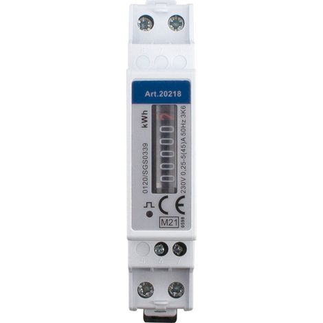 Hutschienen Stromzähler Reiheneinbaugerät MID 230V SDM120A 50Hz (1/5)